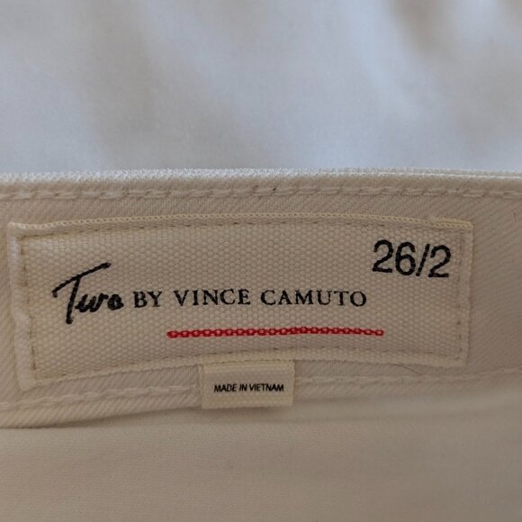 Two by Vince Camuto Cream Colored Size 26/2 Skinny Jeans - Picture 9 of 14